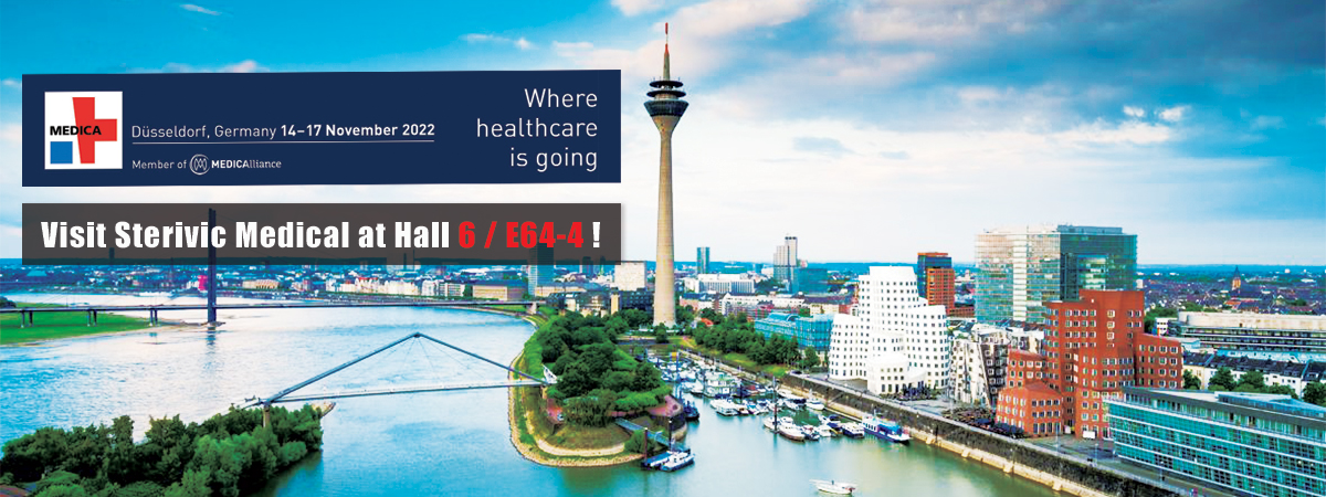 VISIT STERIVIC MEDICAL AT HALL 6 / E64-4 AT MEDICA 2022 !